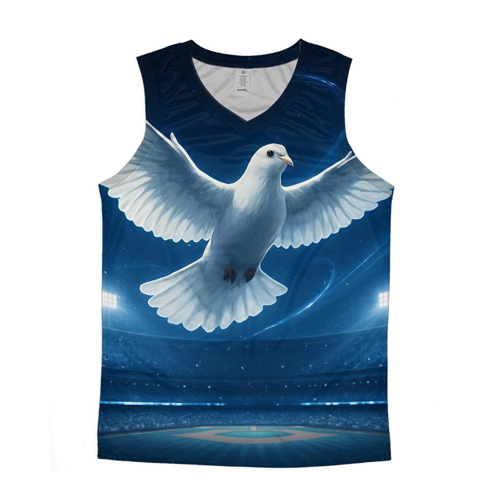Stadium Dove Over Victory Lights trendy fitted tank tops
