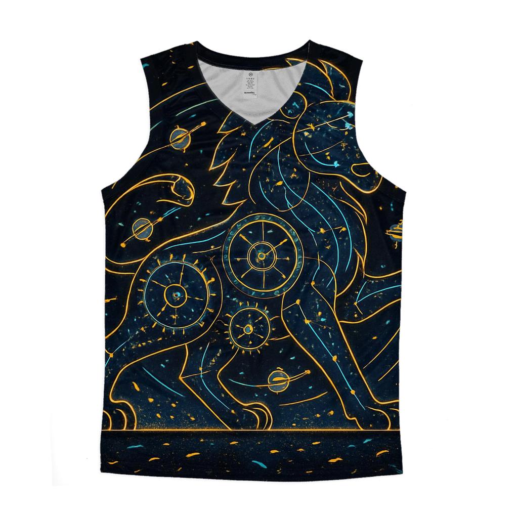 Clockwork Constellation Parade trendy fitted tank tops