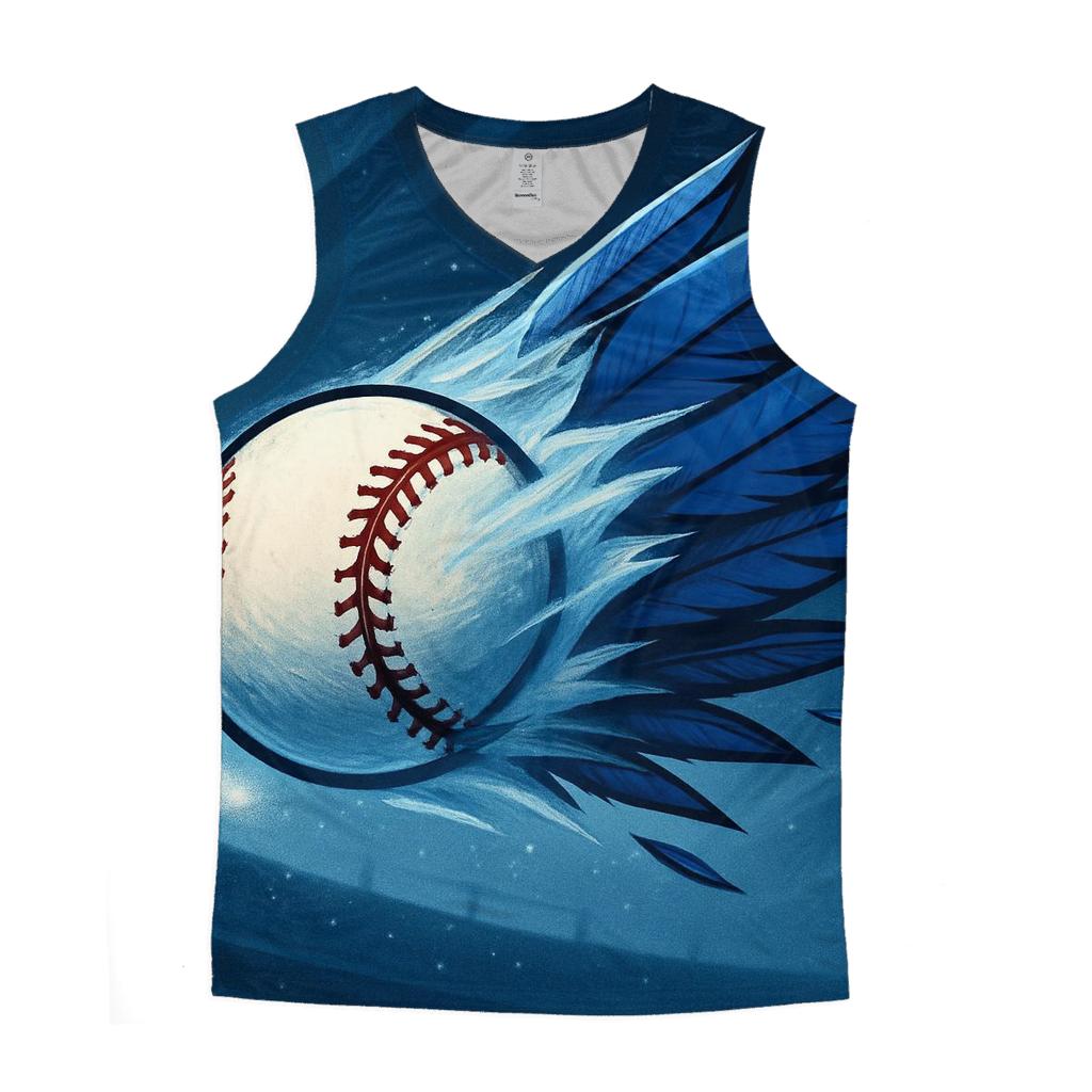 Blue Jays Frostline Pitch Trail cotton sleeveless tops
