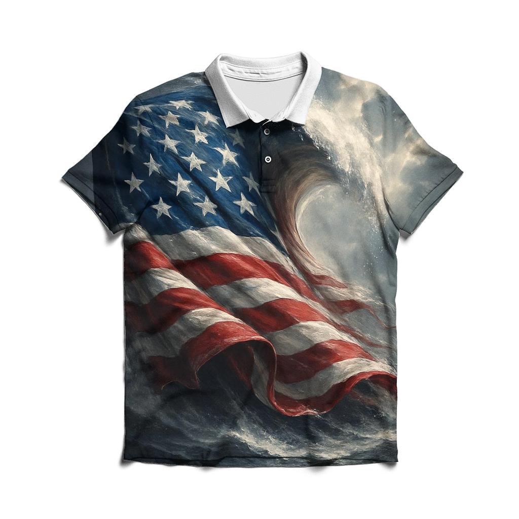 Liberty Tide Surge stylish collar polo tees