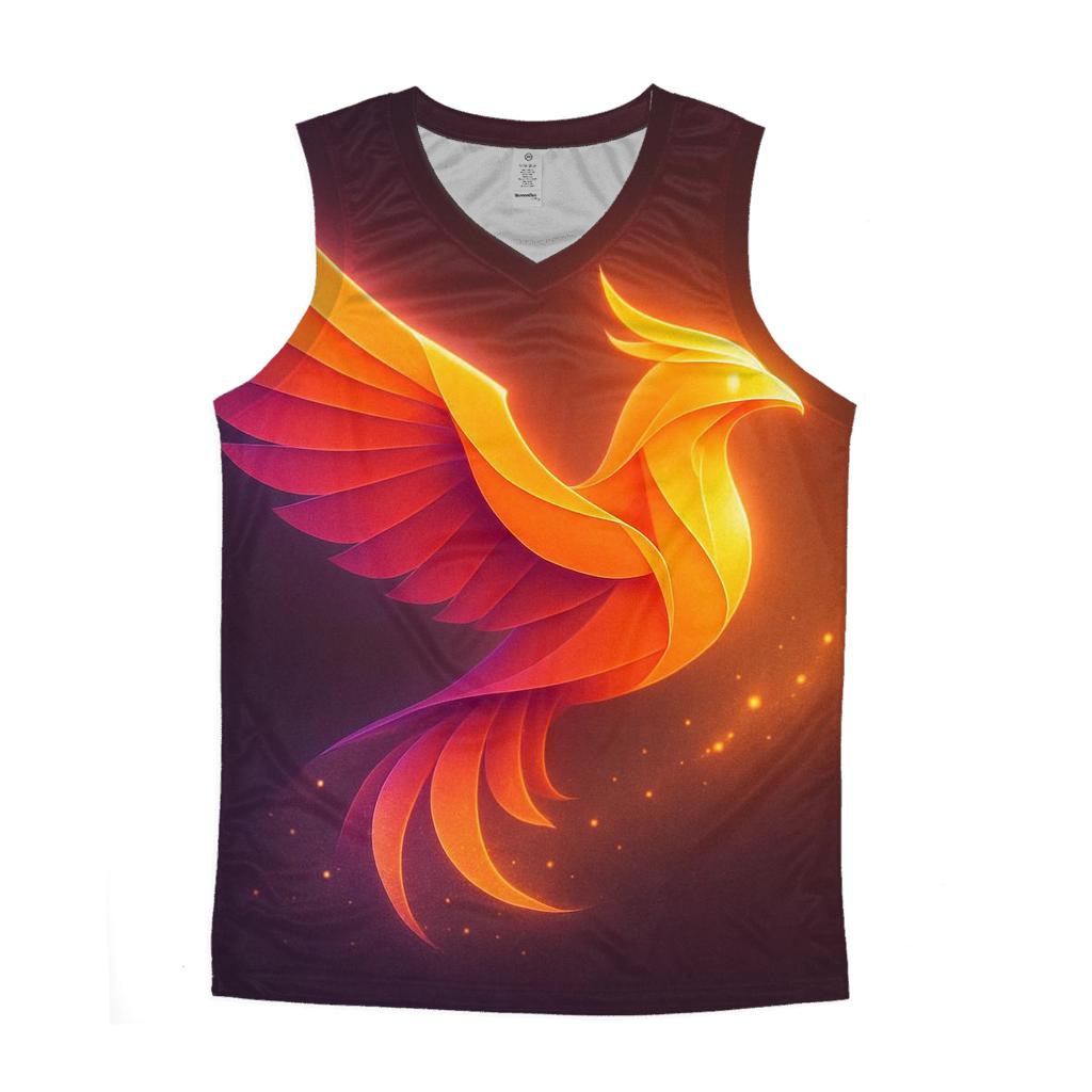 Saffron Nebula Origami custom tank tops