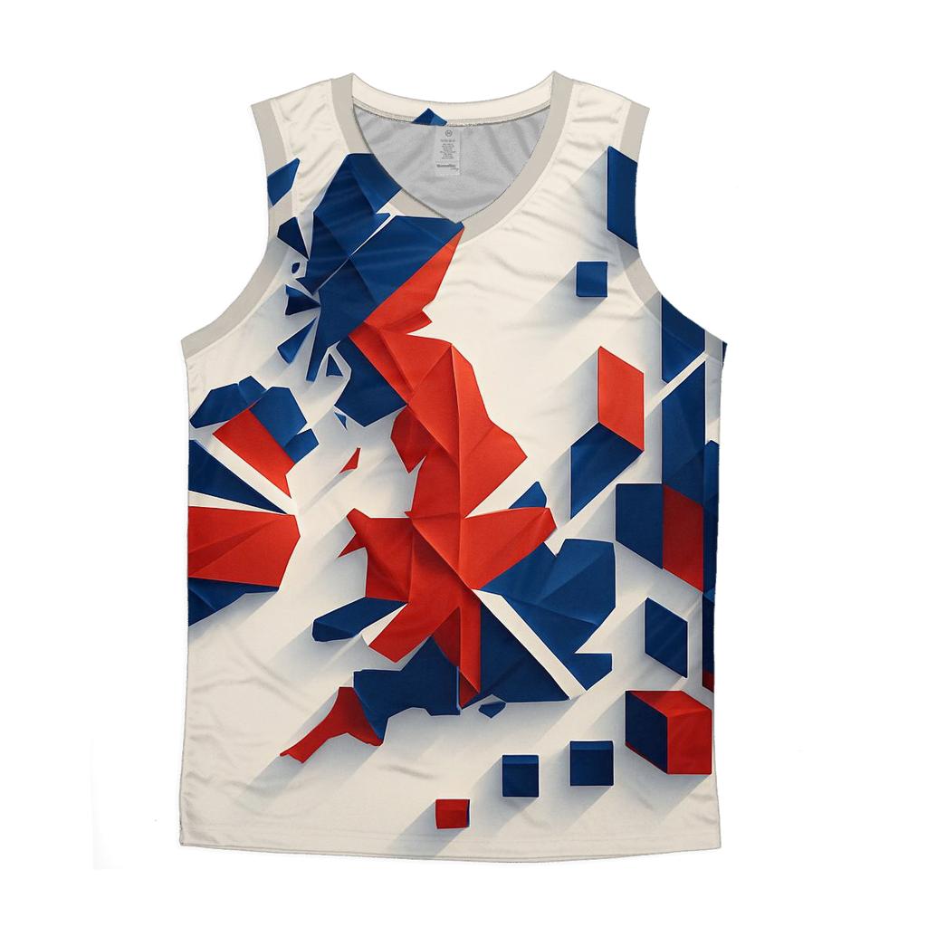 United Kingdom Geometric City Fusion casual summer tank tops