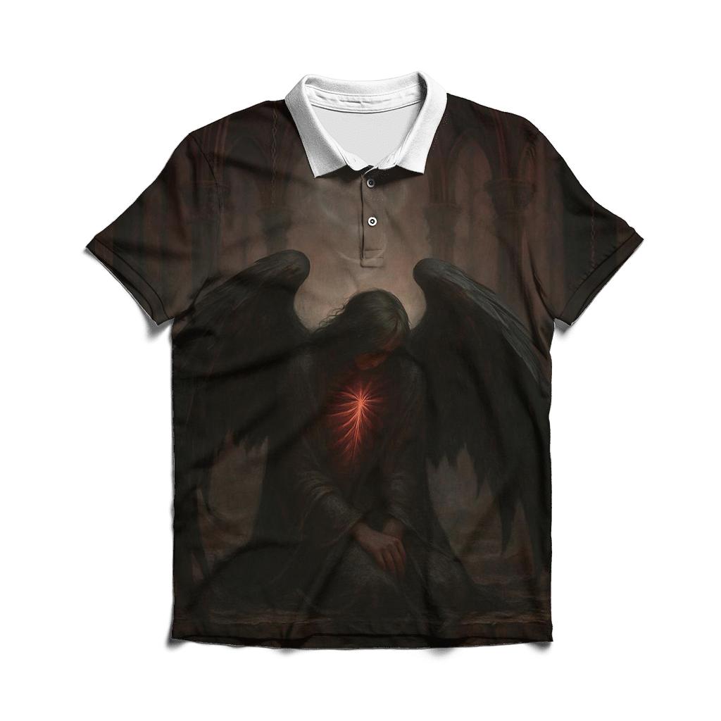 Cathedral Of Frozen Bloodlight premium cotton polo shirts