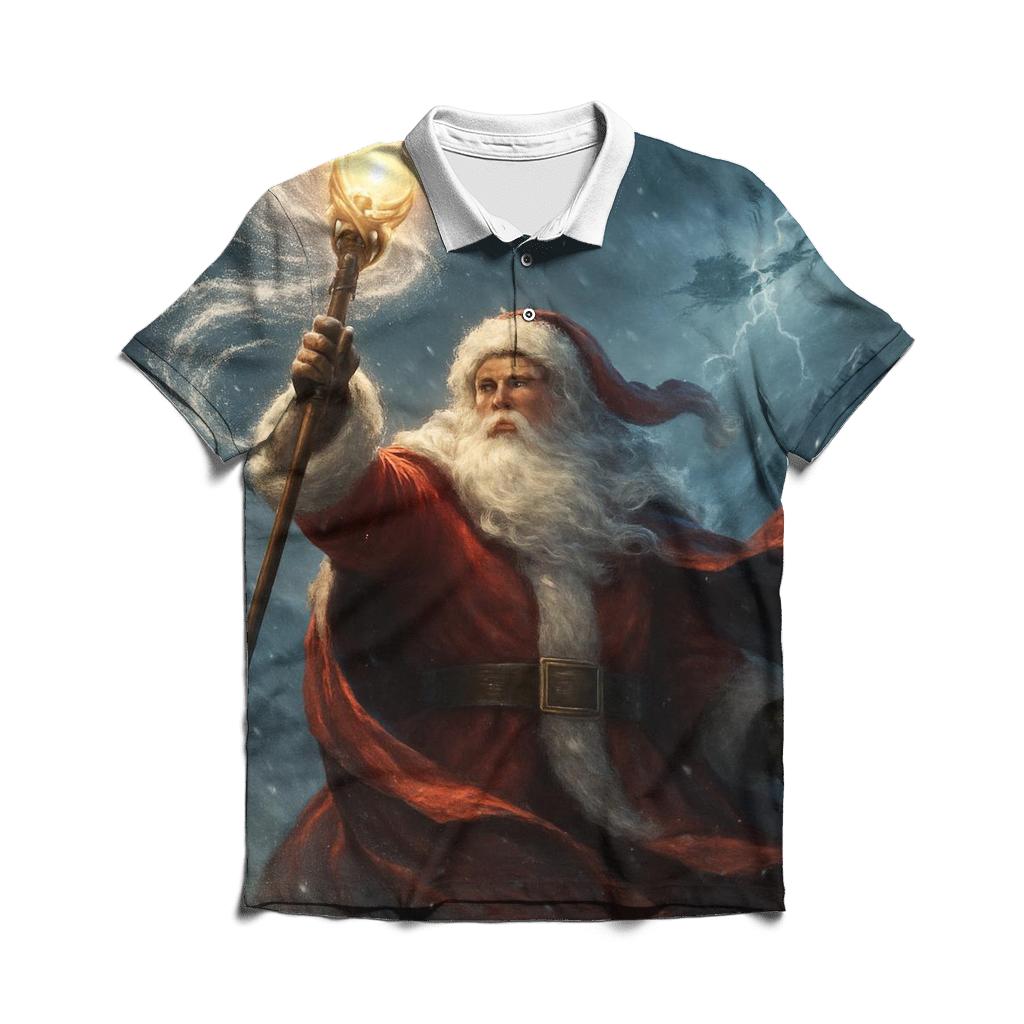 Epic Santa Stormcaller Cape embroidered polo tops