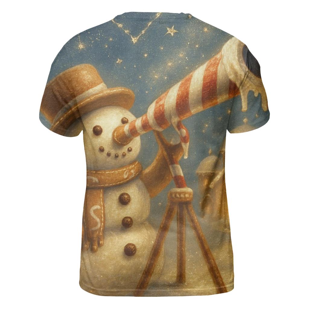 Frosted Gingerbread Observatory designer pattern shirts