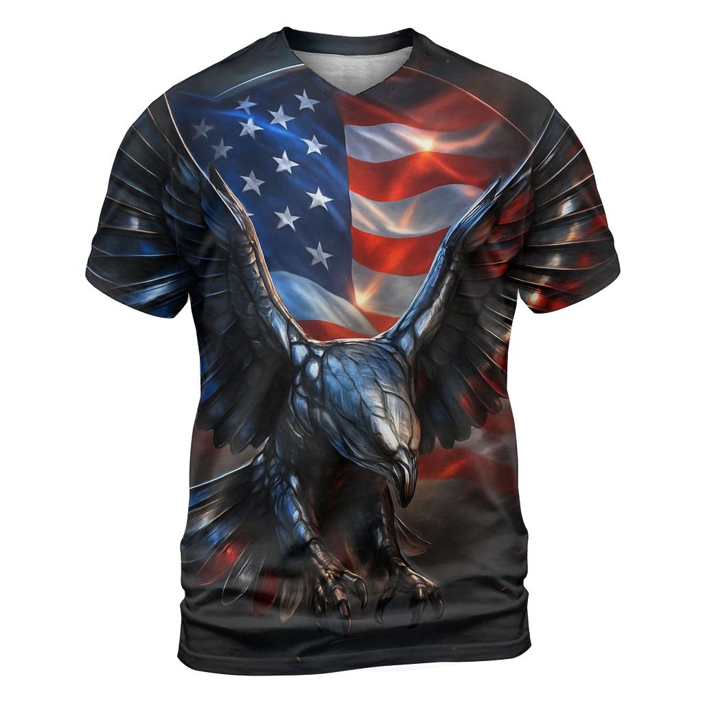 Chromed Eagle Vanguard trendy printed shirt styles