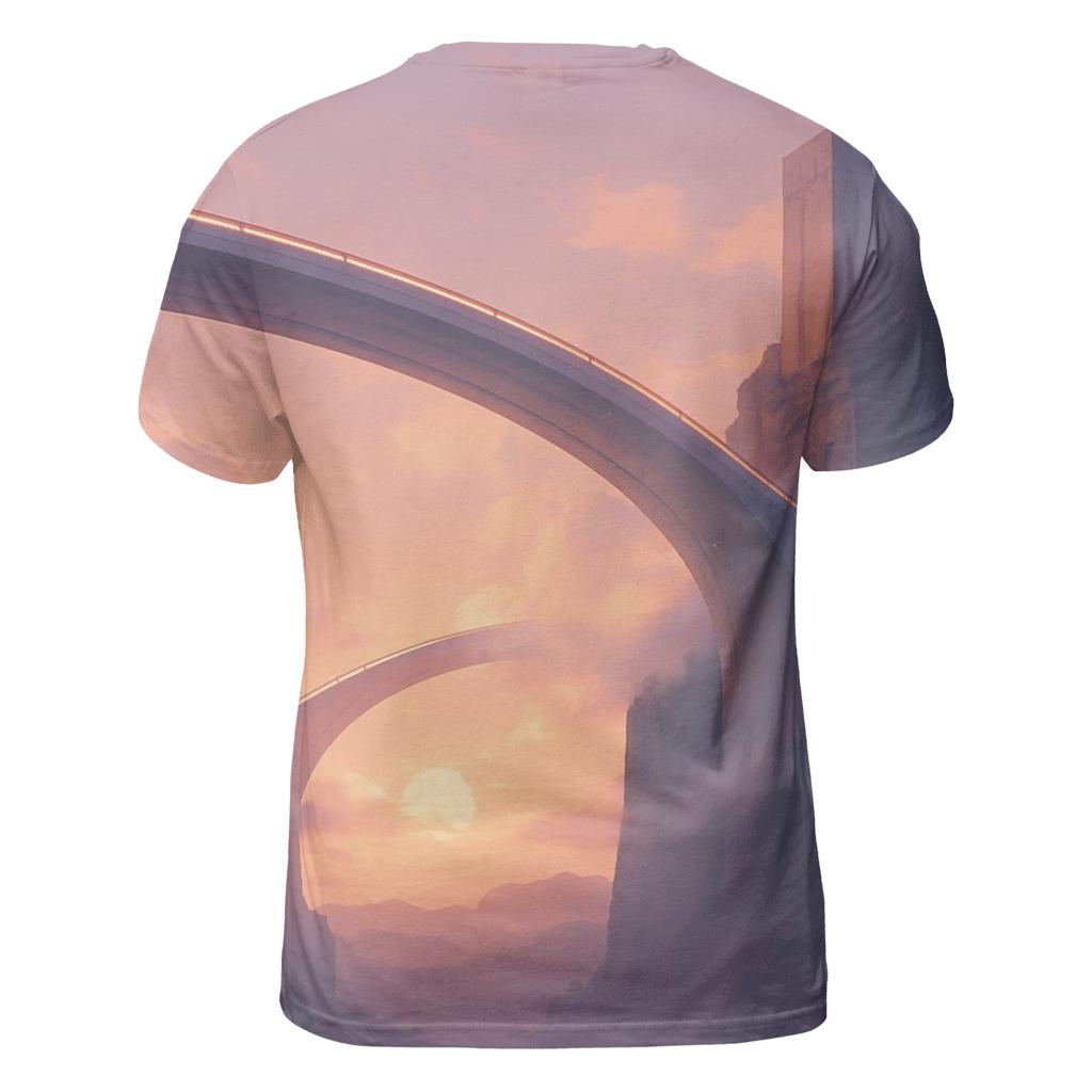 Skybridge Golden Hour Drift statement graphic shirts