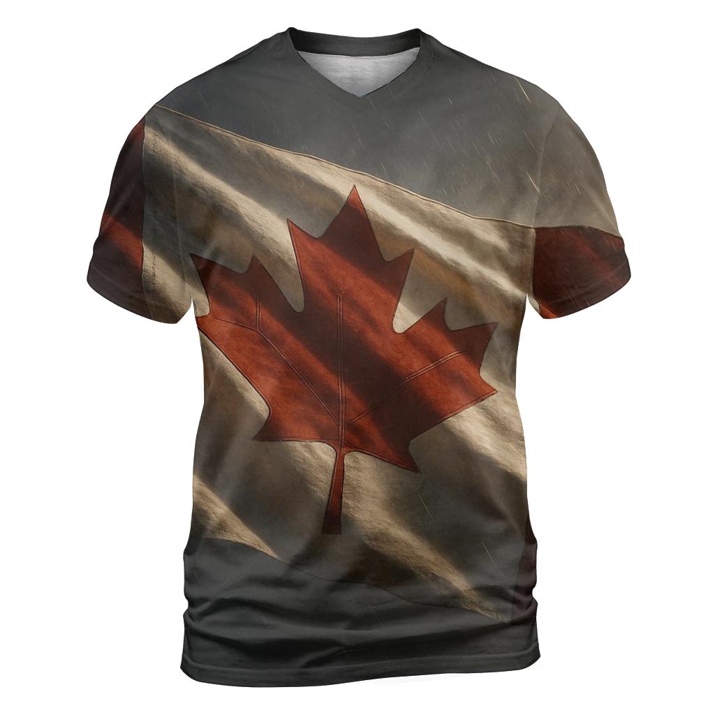 Canada Maple Fabric Storm designer pattern shirts