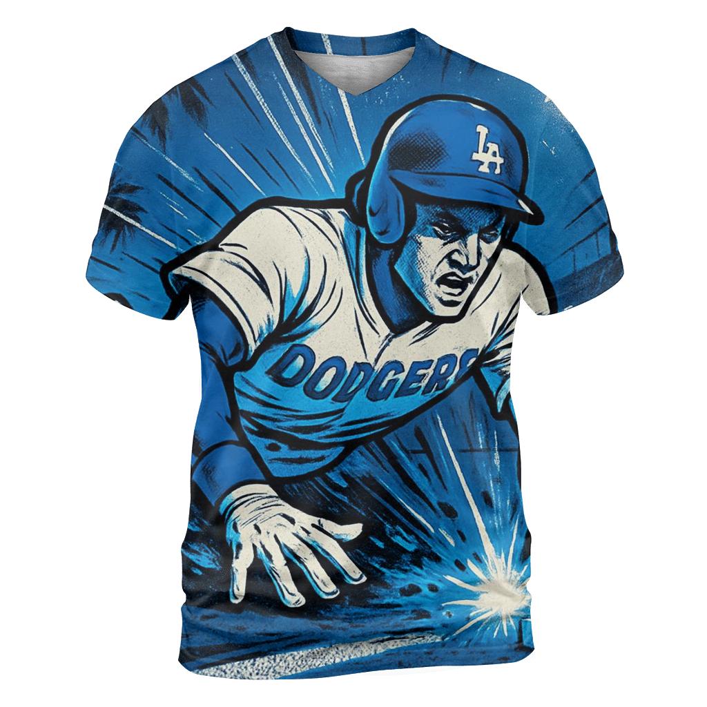 Palm Shadow Steal Burst creative print fashion shirts