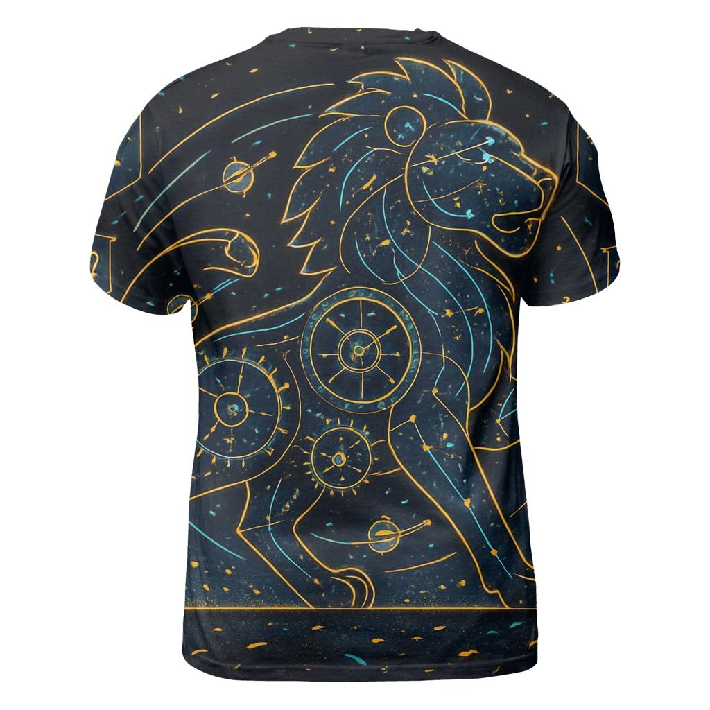 Clockwork Constellation Parade trendy printed shirt styles