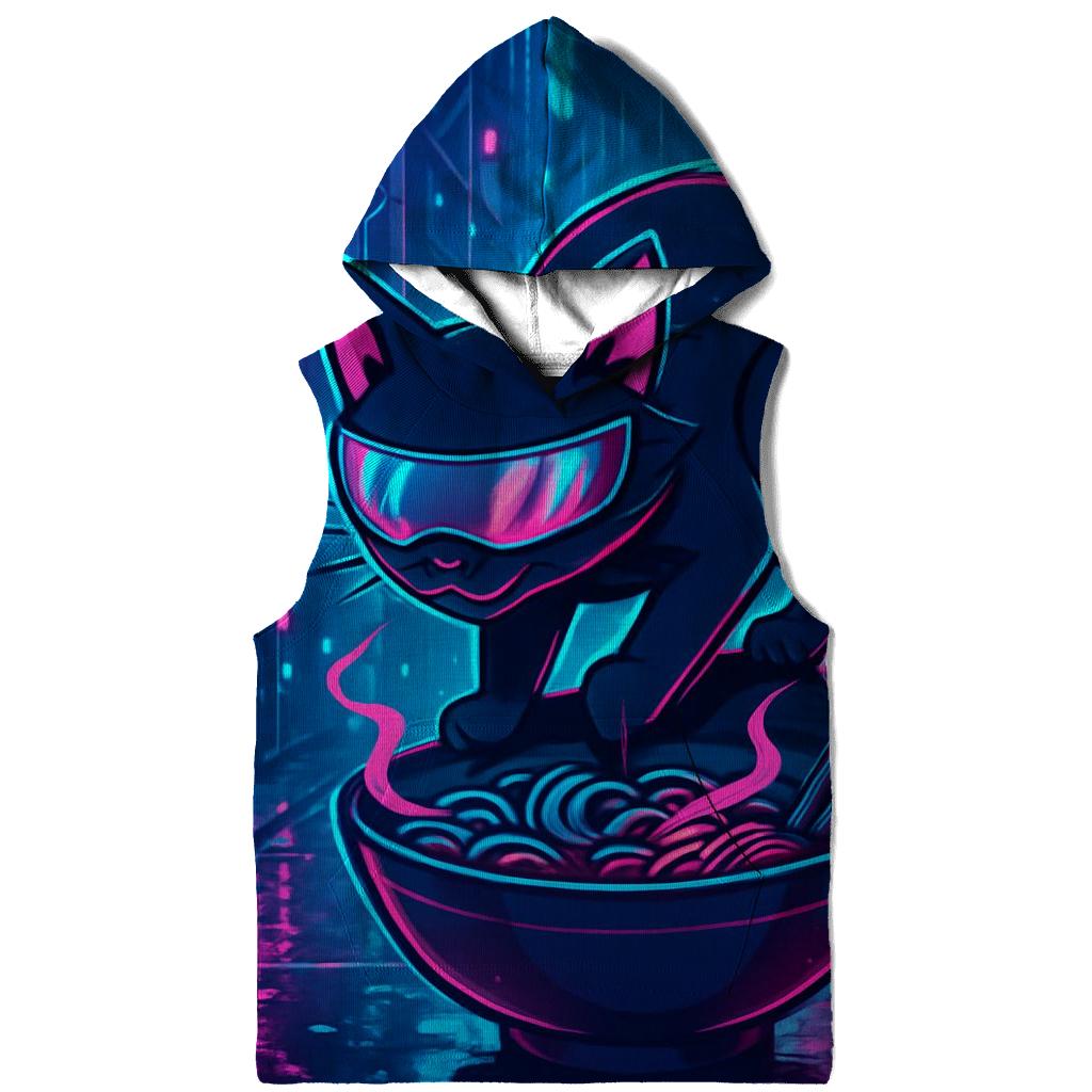 Neon Ramen Alley Cat hoodies fashion