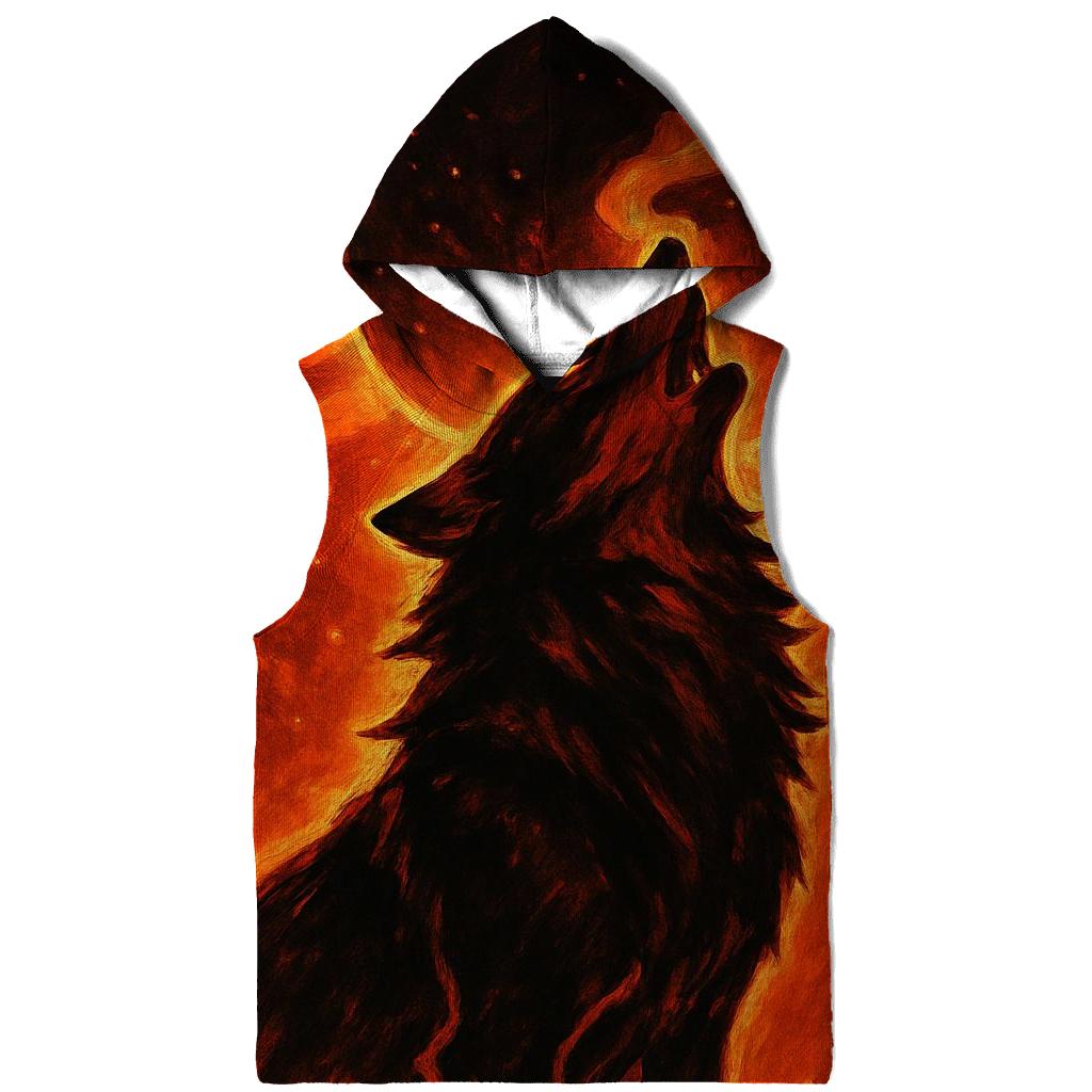 Sun Eater Ember Howl embroidered hoodies