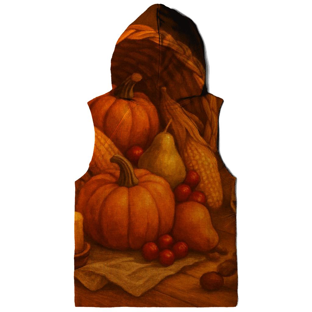 Candlelit Cornucopia Kitchen Still Life premium hoodies
