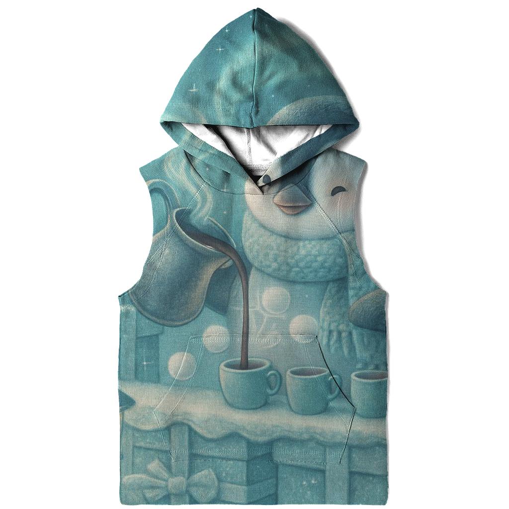 Penguin Cocoa Bar Under Northern Lights zip-up hoodies