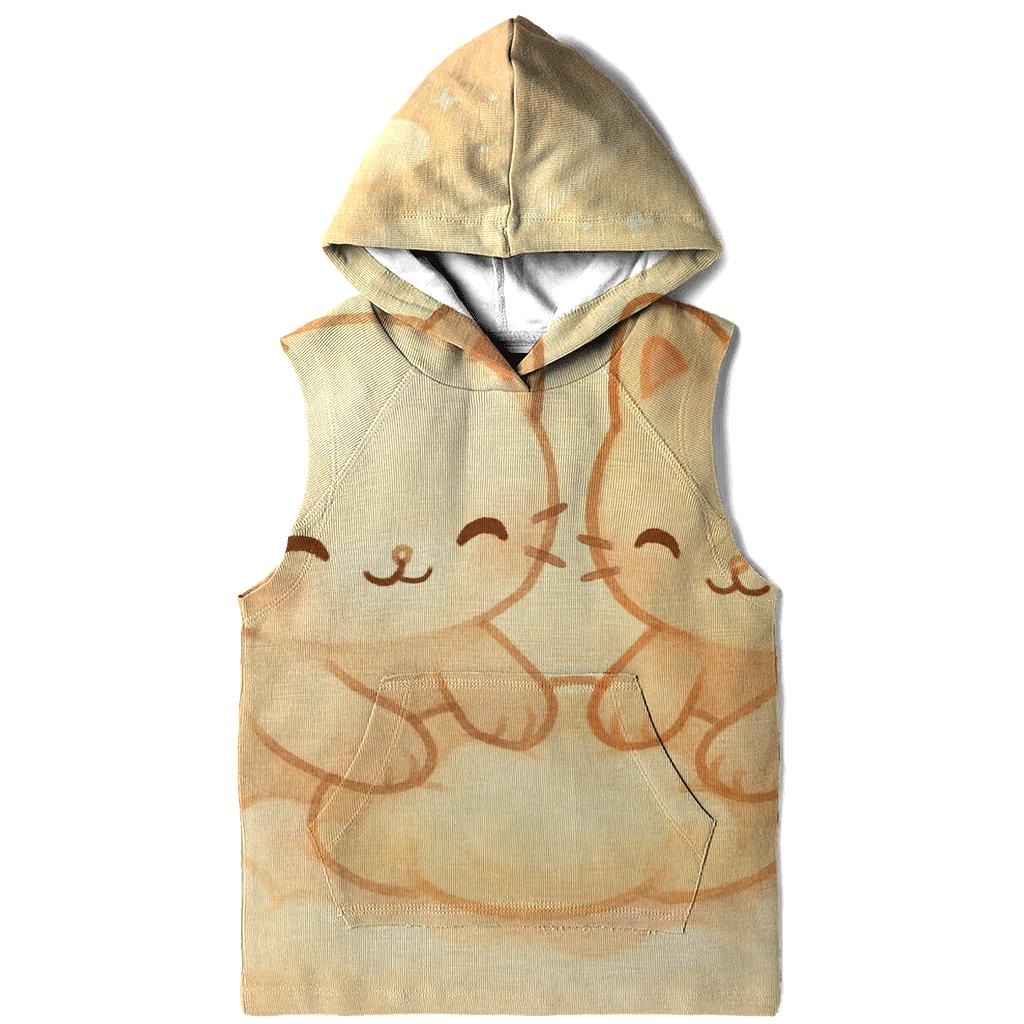 Cloud Bakery Cinnamon Paws zip-up hoodies