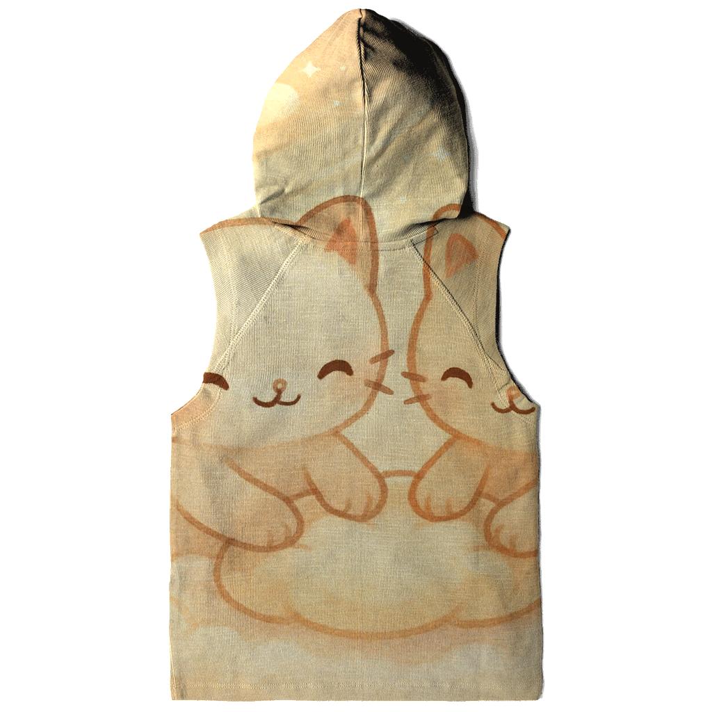 Cloud Bakery Cinnamon Paws zip-up hoodies