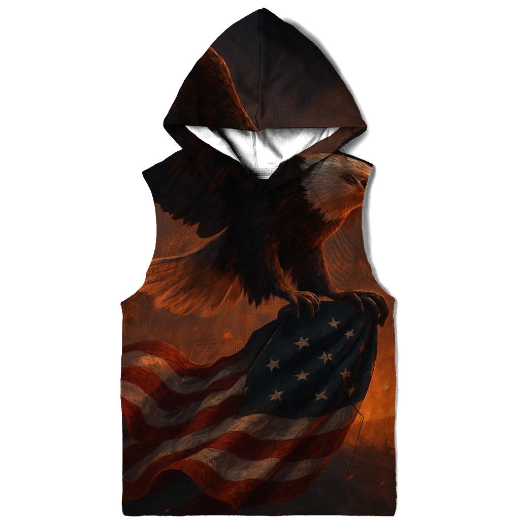 Eagle Over The Burning Horizon pullover hoodies