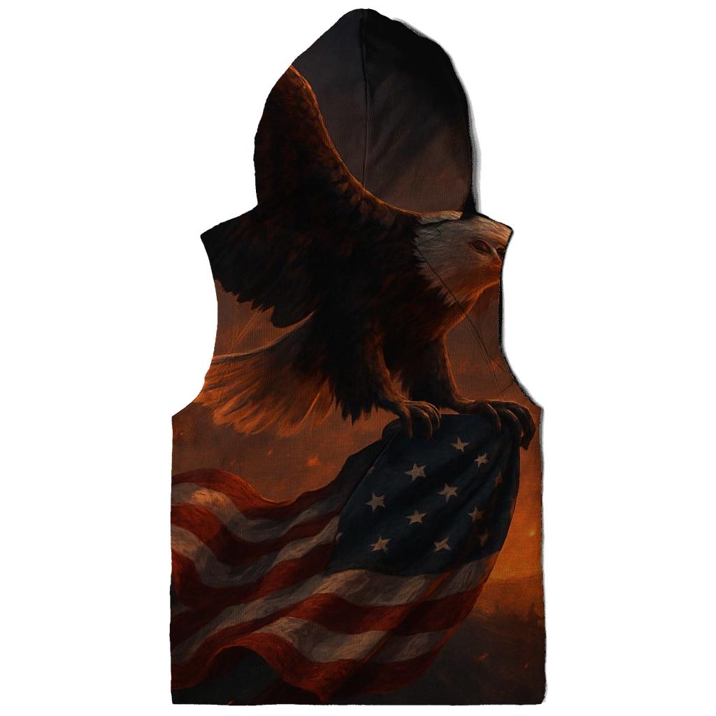 Eagle Over The Burning Horizon pullover hoodies