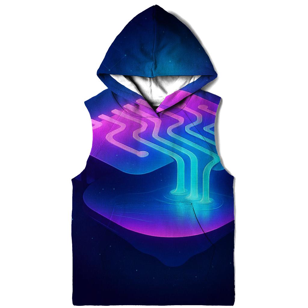 Aurora Circuit Lagoon zip-up hoodies