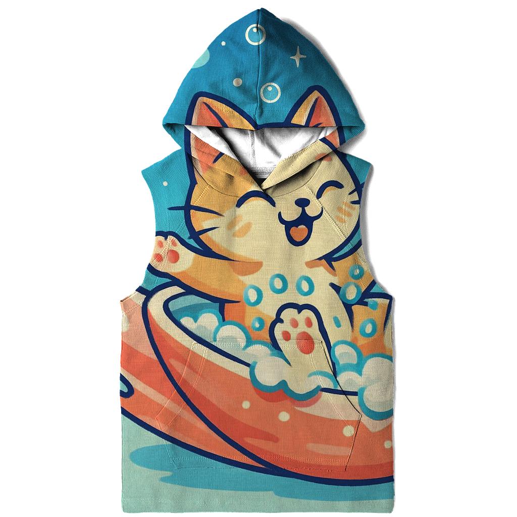 Bubble Comet Bath Time zip-up hoodies