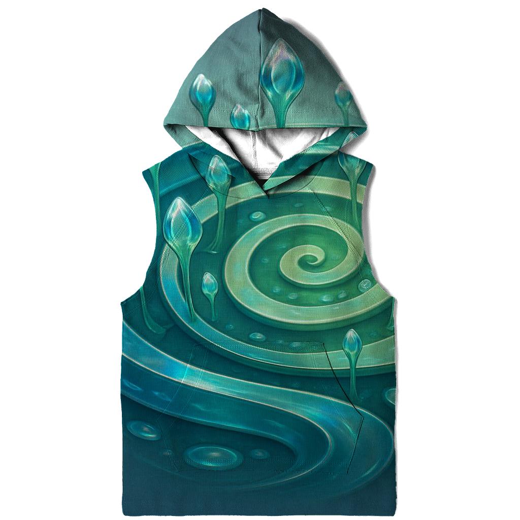 Liquid Quartz Spiral Garden hoodie designs