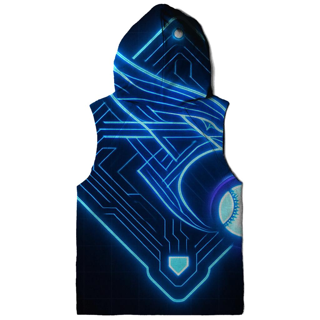 Diamond Circuit In Blue Jays Neon Night designer hoodies
