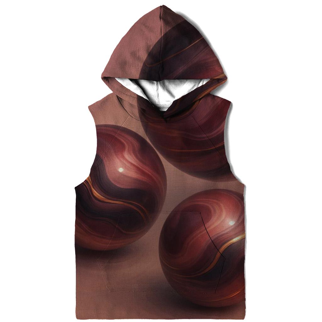 Iridescent Marble Drift hoodies fashion