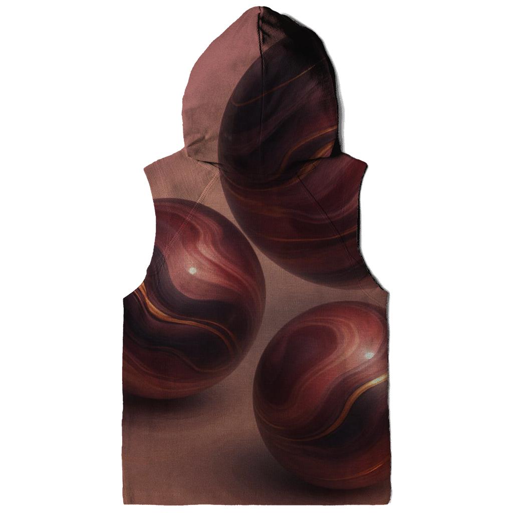 Iridescent Marble Drift hoodies fashion
