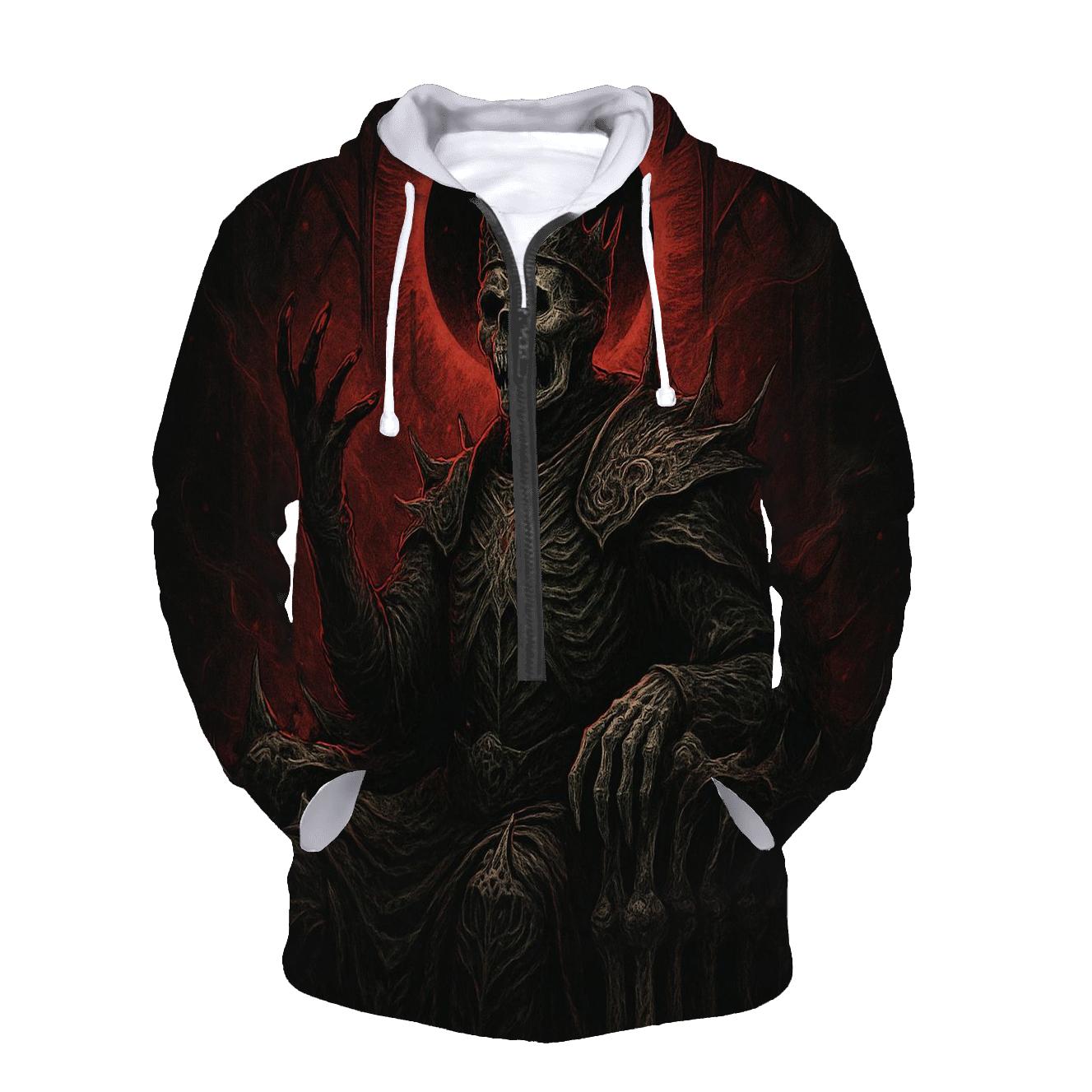 Crown Of The Bone Eclipse designer hoodies