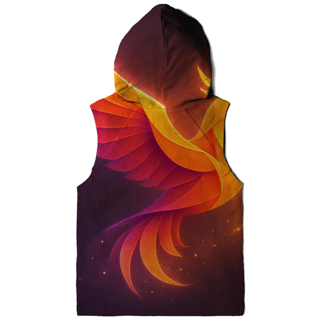 Saffron Nebula Origami designer hoodies