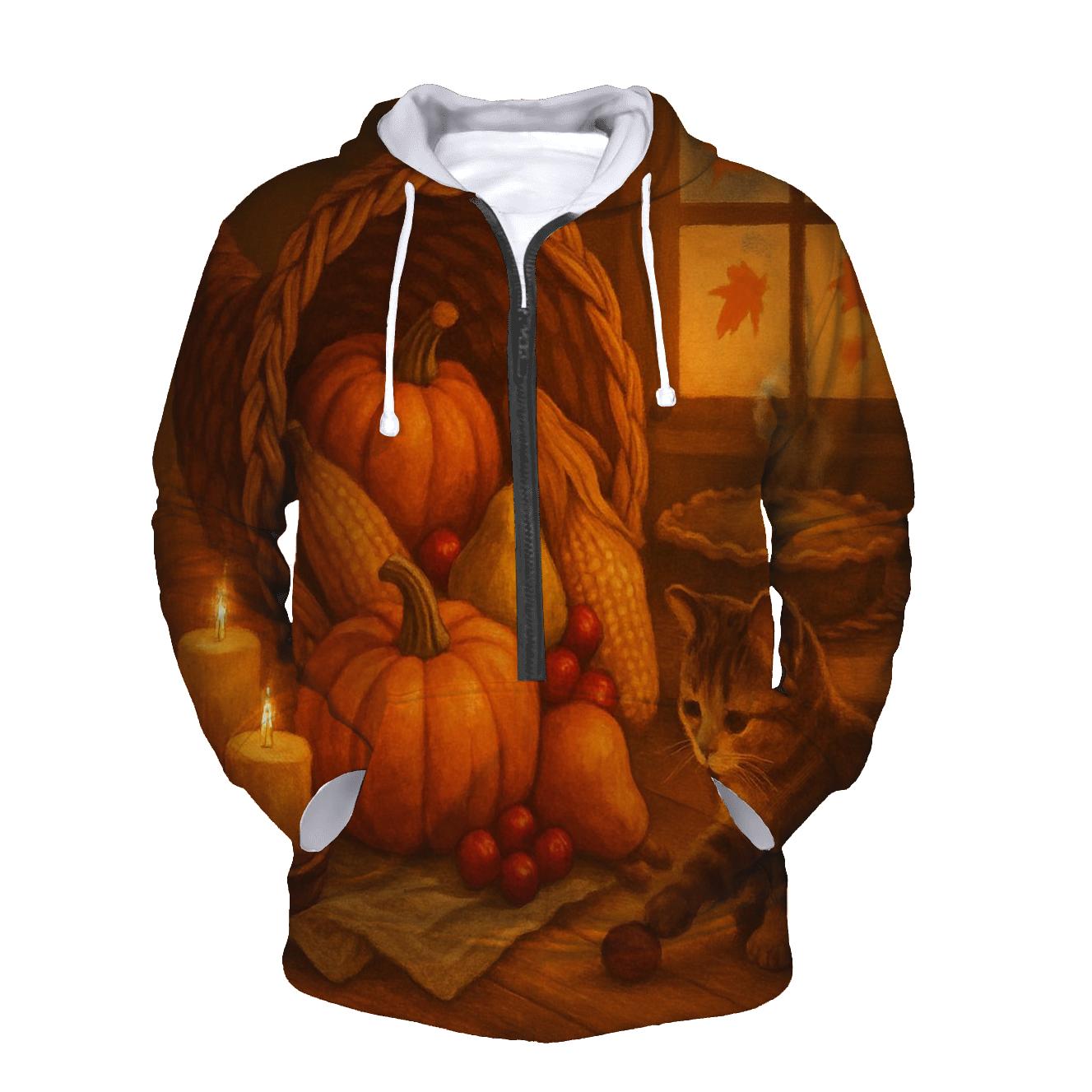 Candlelit Cornucopia Kitchen Still Life hoodie trends