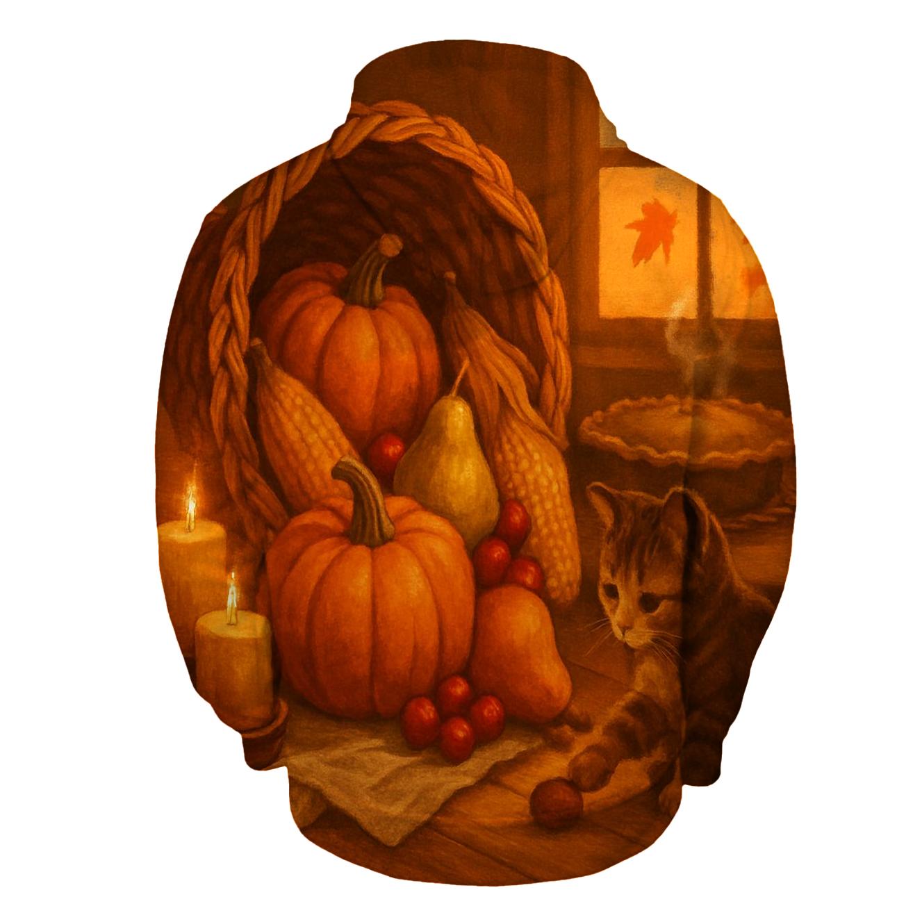 Candlelit Cornucopia Kitchen Still Life hoodie trends