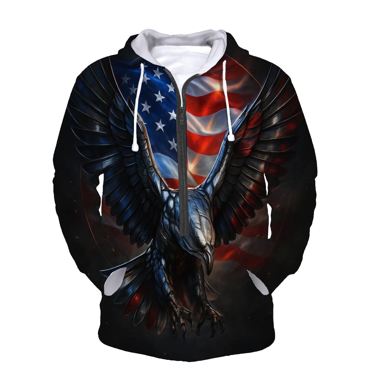 Chromed Eagle Vanguard zip-up hoodies