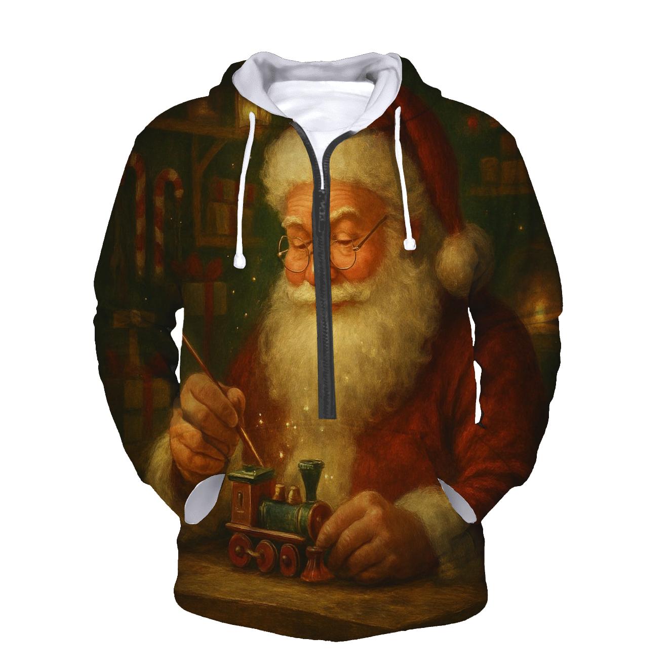 North Pole Workshop Lantern Glow custom hoodies