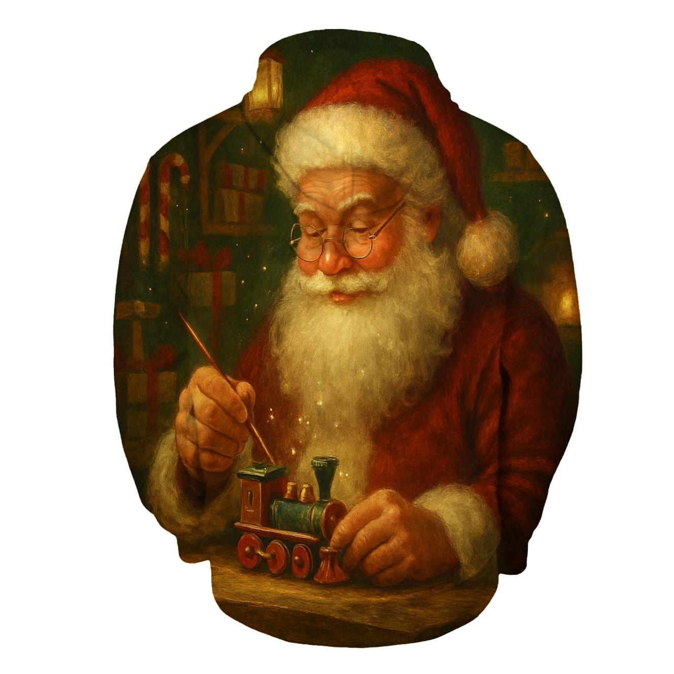 North Pole Workshop Lantern Glow custom hoodies