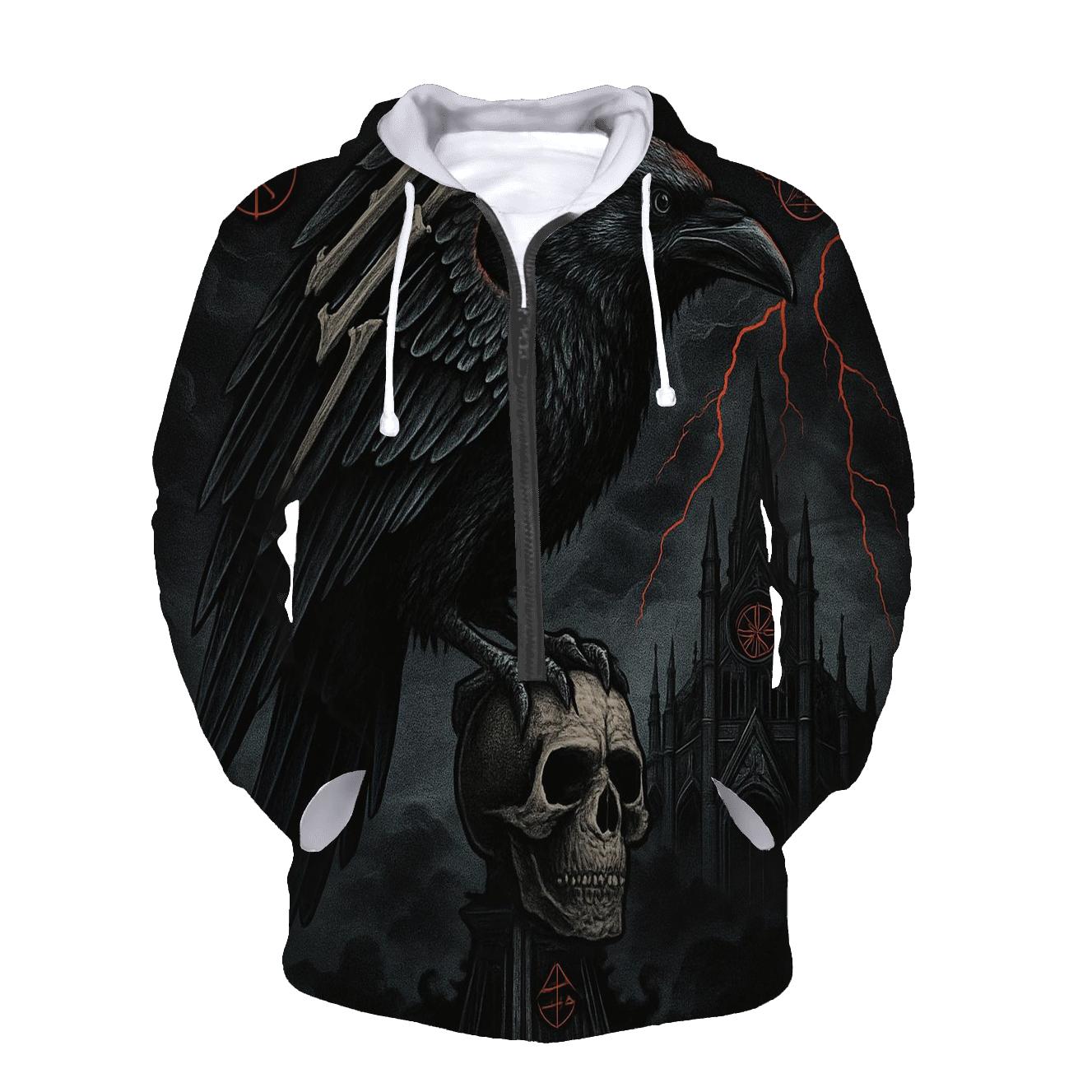 Raven Sentinel Of The Cursed Spire lightweight hoodies