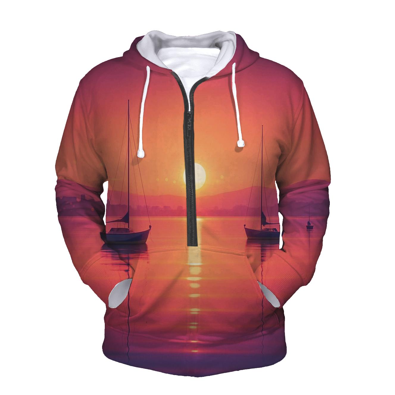 Glass Harbor Afterglow hoodie designs