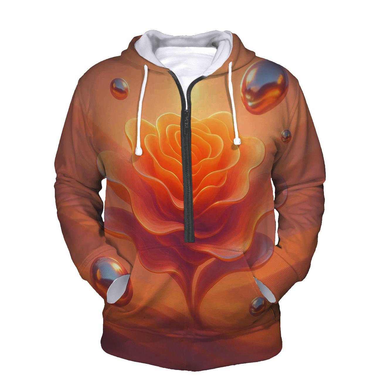 Solar Bloom Mirage embroidered hoodies