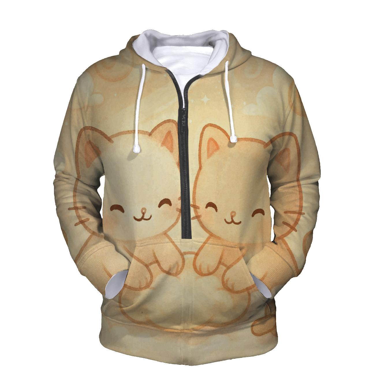 Cloud Bakery Cinnamon Paws embroidered hoodies