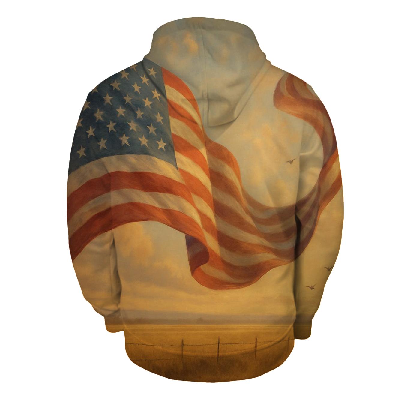 Prairie Sky Ribbon Banner premium hoodies