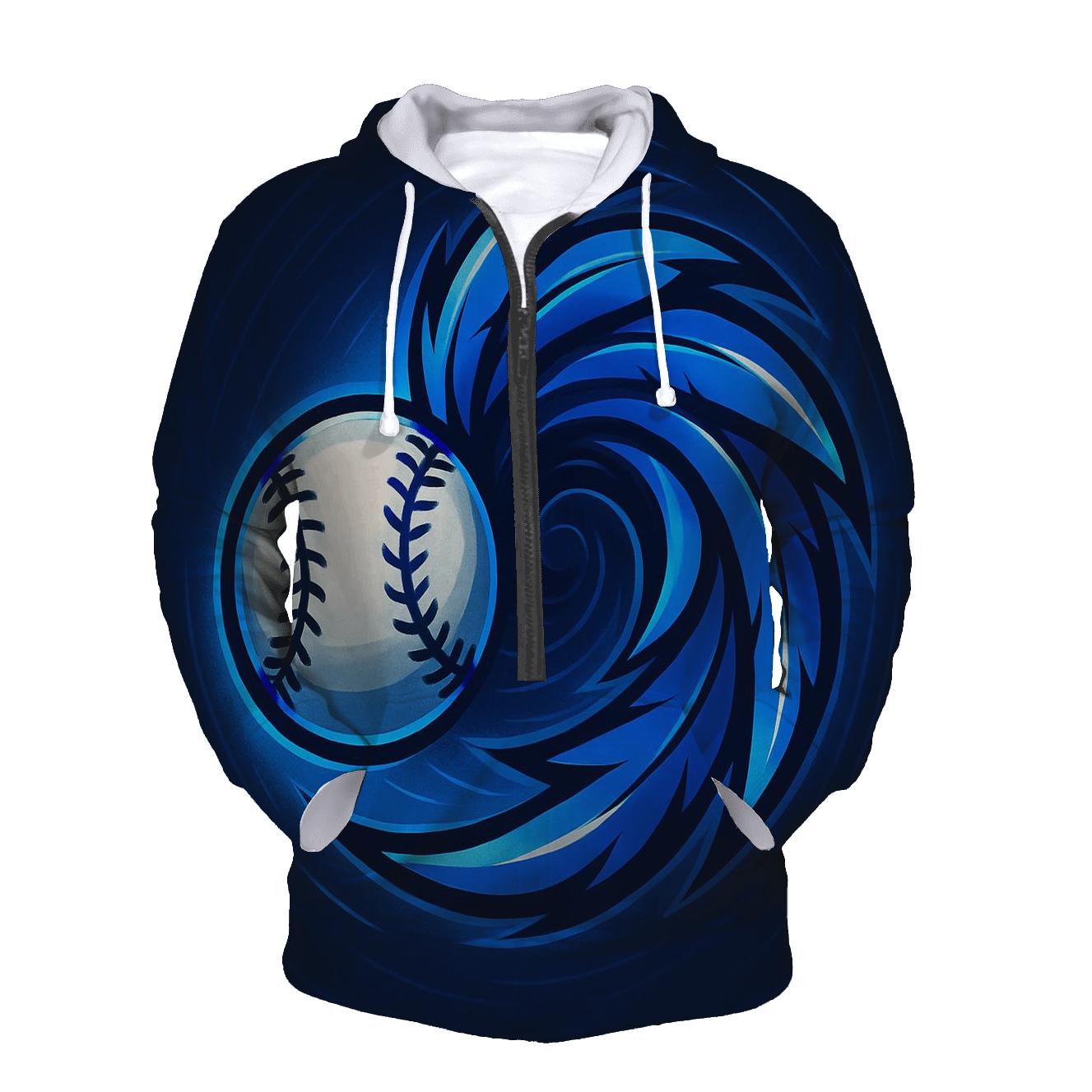 Feather Spiral With Blue Jays Breakball hoodie designs