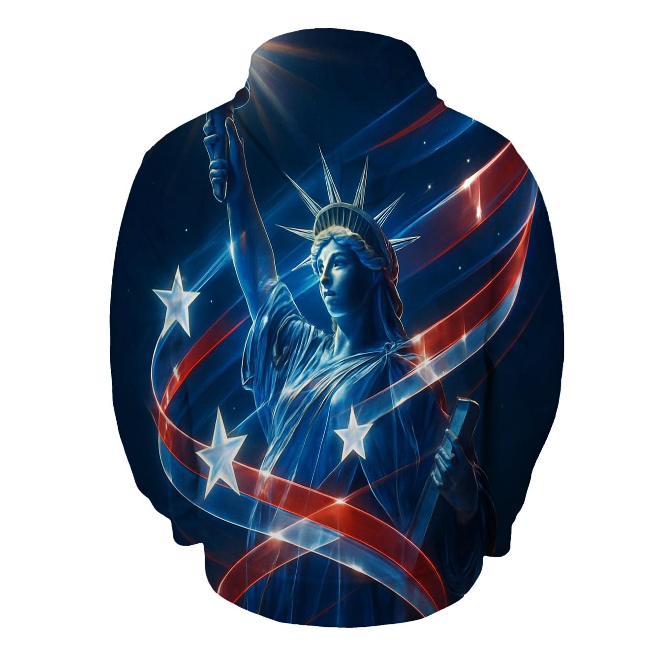 Liberty Torch Prism Radiance custom hoodies