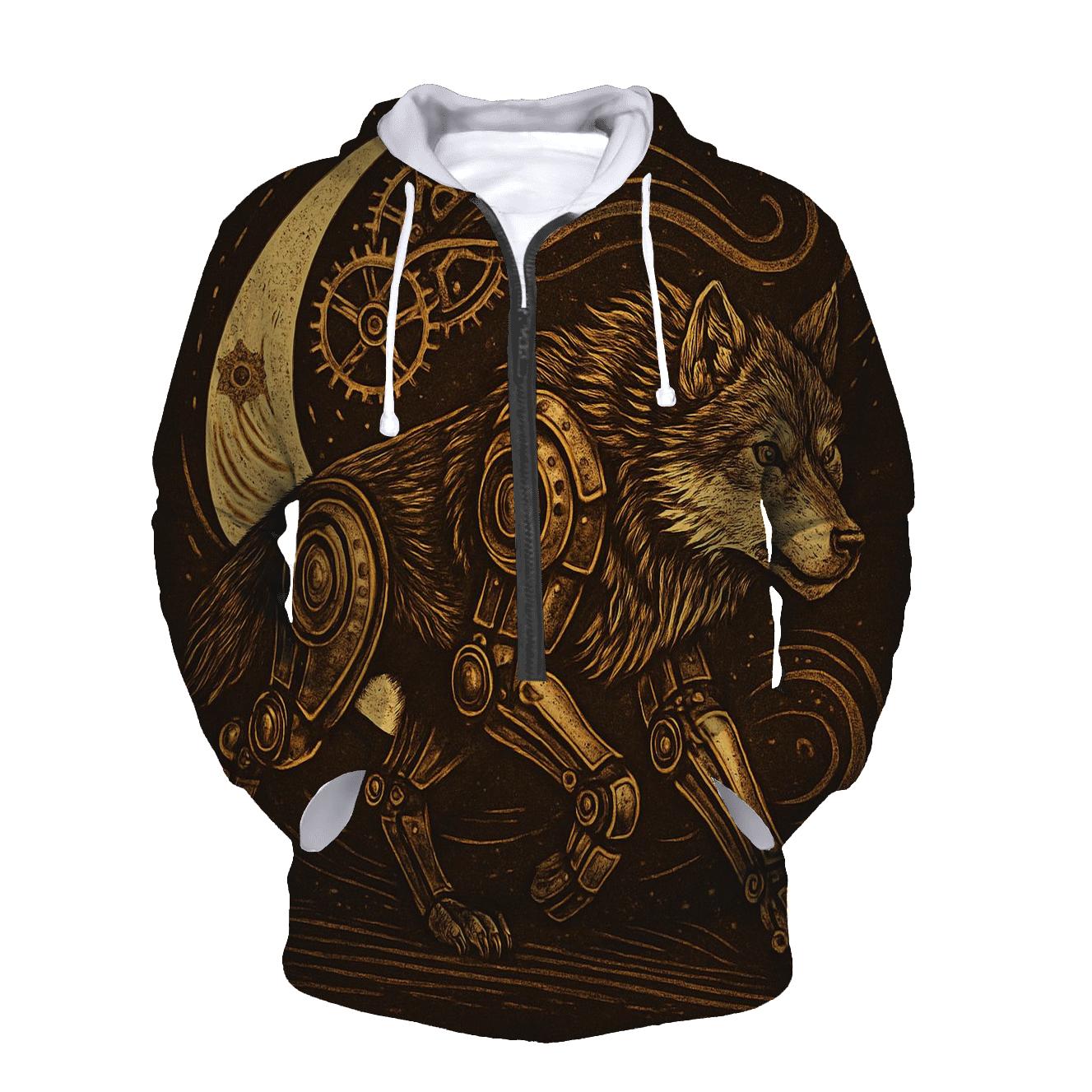 Clockwork Lunar Tracker designer hoodies