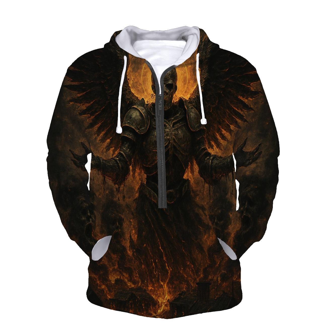 Death Angel Over Ashen City pullover hoodies