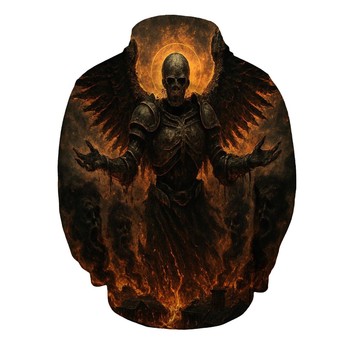Death Angel Over Ashen City pullover hoodies