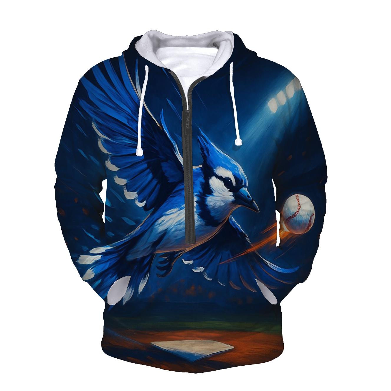 Stadium Windcut Flight Of The Blue Jays pullover hoodies