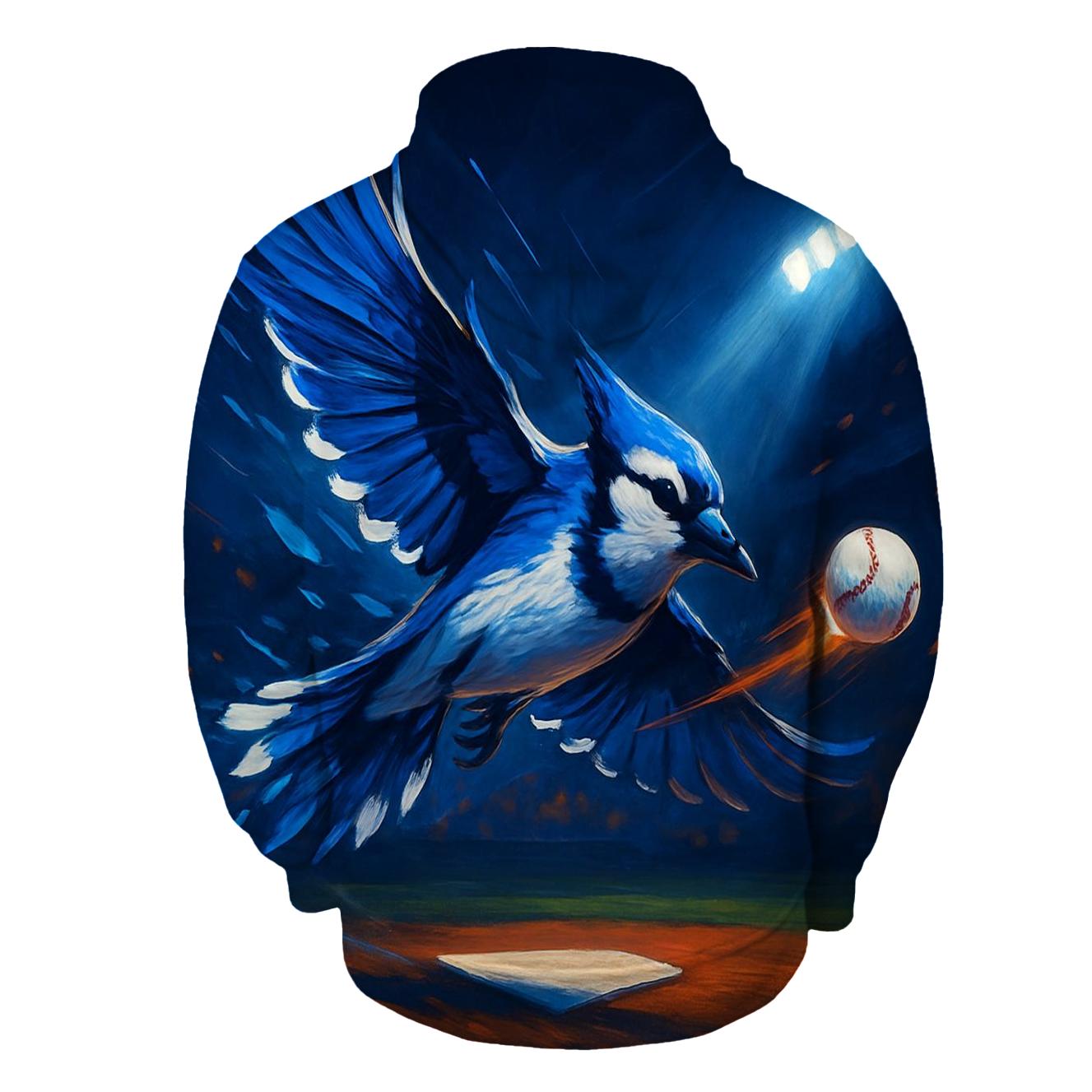 Stadium Windcut Flight Of The Blue Jays pullover hoodies