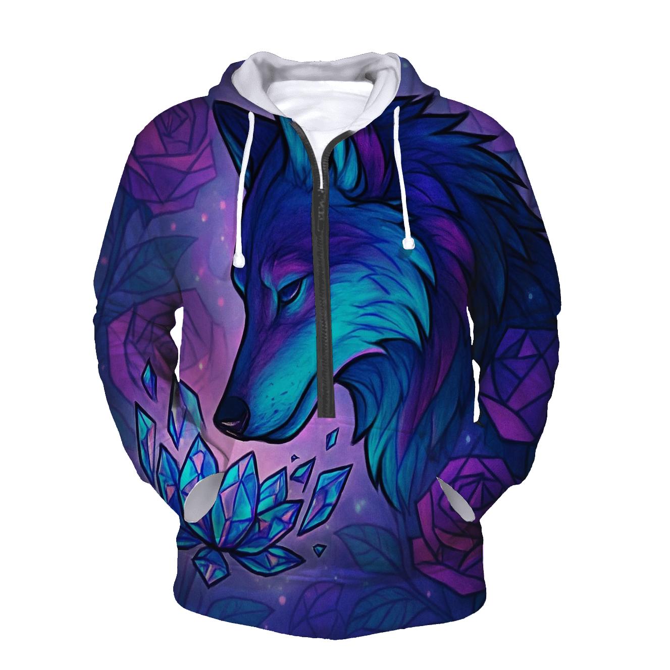 Garden Of Shattered Petals Wolf designer hoodies