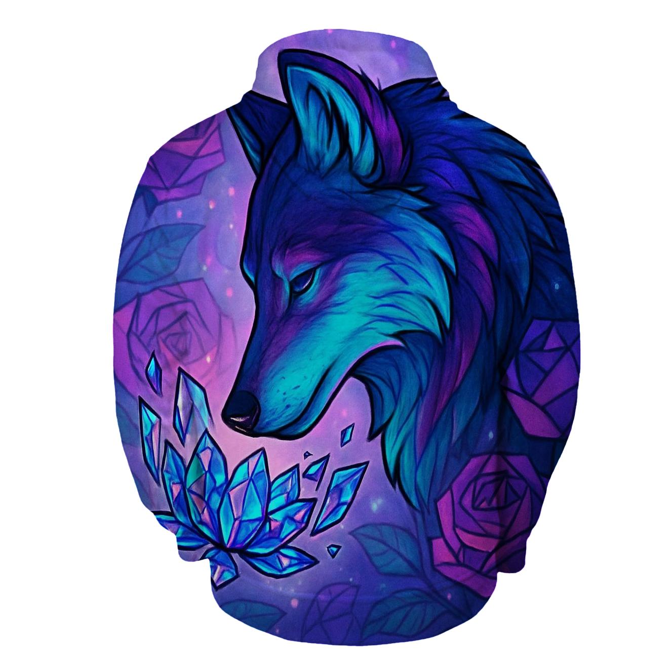 Garden Of Shattered Petals Wolf designer hoodies