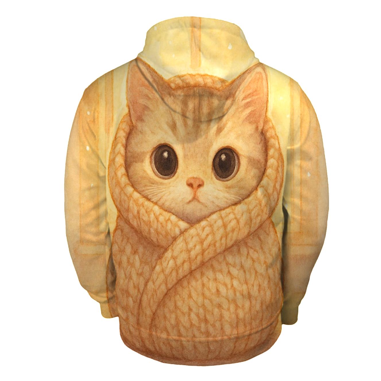 Sunrise Blanket Burrito Kitten designer hoodies